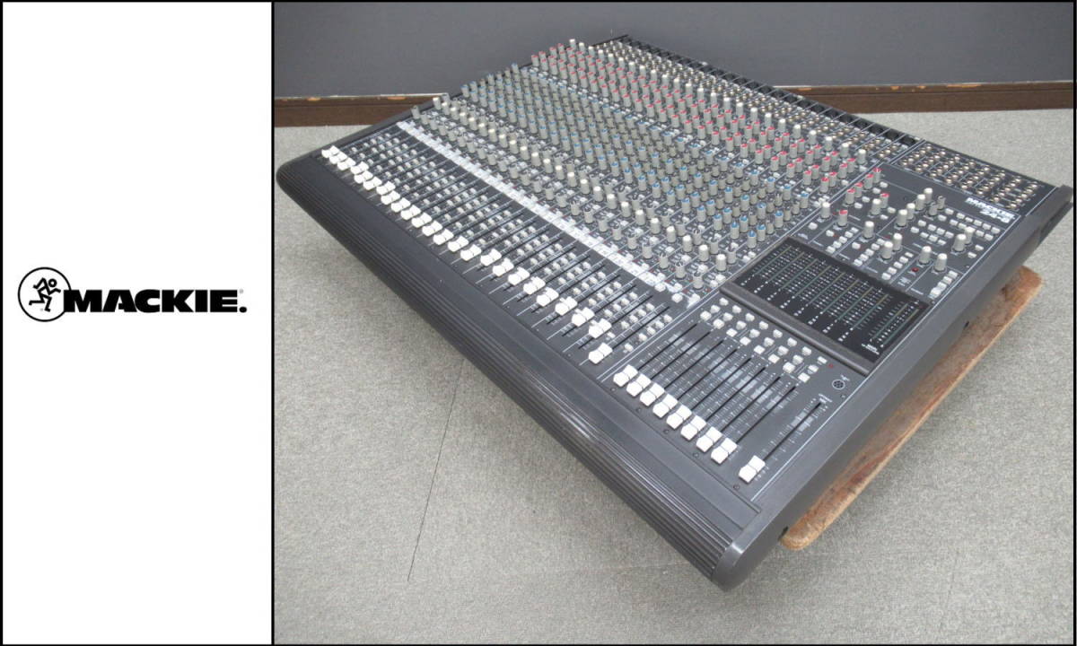 #②#MACKIE/ Mackie #24*8 8BUS-AUDIO MIXING CONSOLE# миксер # корпус только # работоспособность не проверялась # текущее состояние #