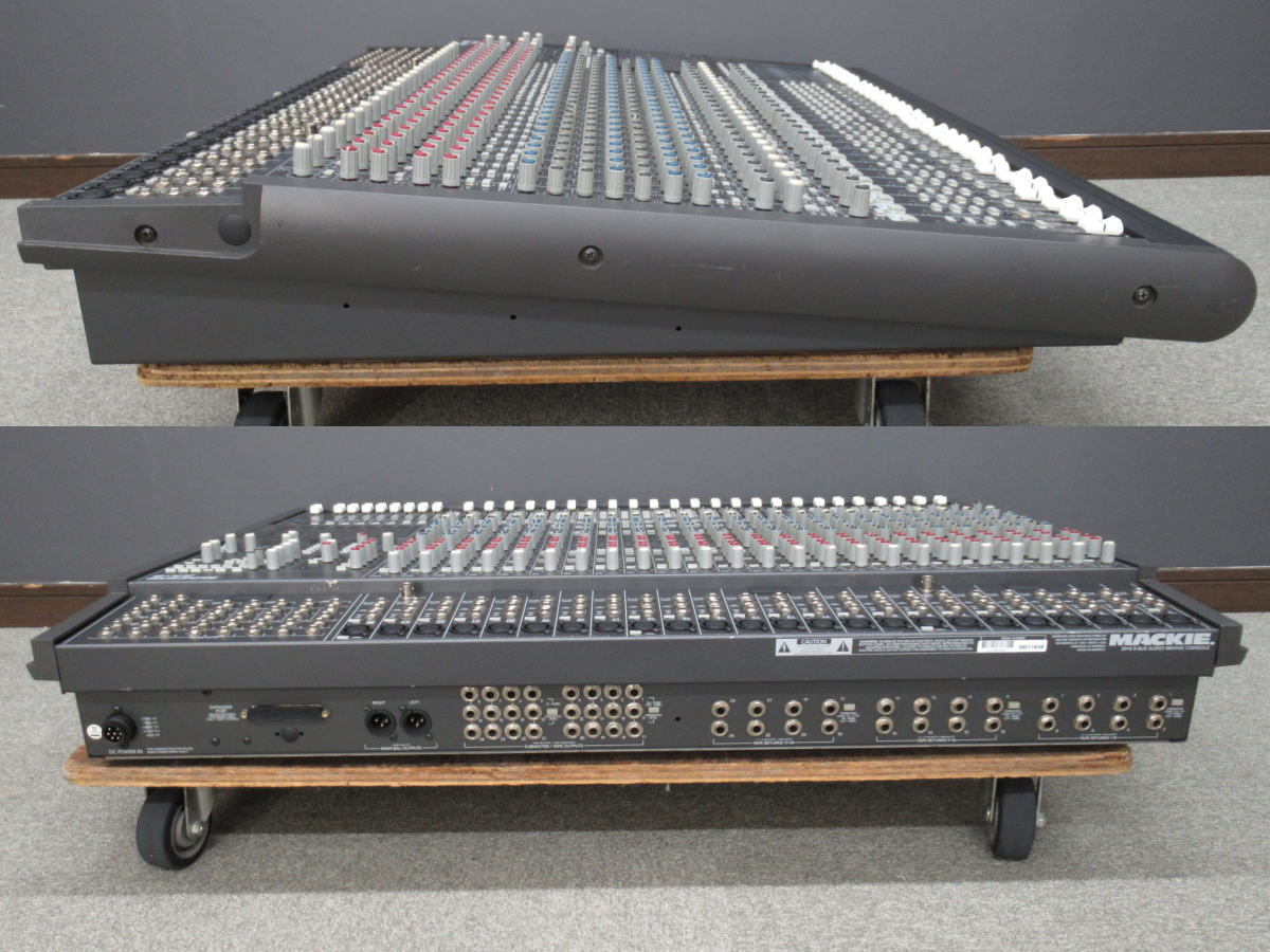 #②#MACKIE/ Mackie #24*8 8BUS-AUDIO MIXING CONSOLE# миксер # корпус только # работоспособность не проверялась # текущее состояние #