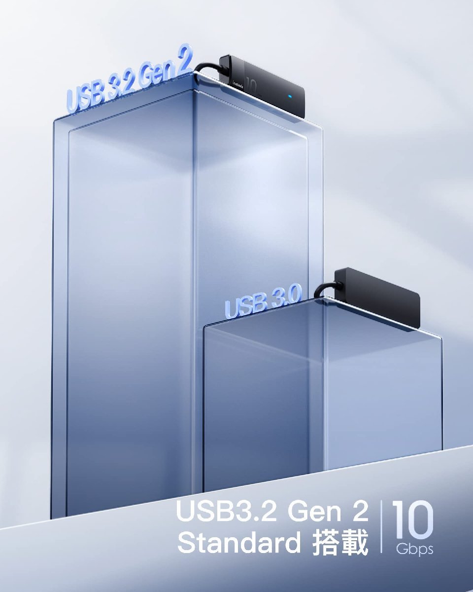 送料無料★Inateck USB 3.2 Gen 2 USBハブ USB3.1 Gen 2 4ポート HB2025A_画像2