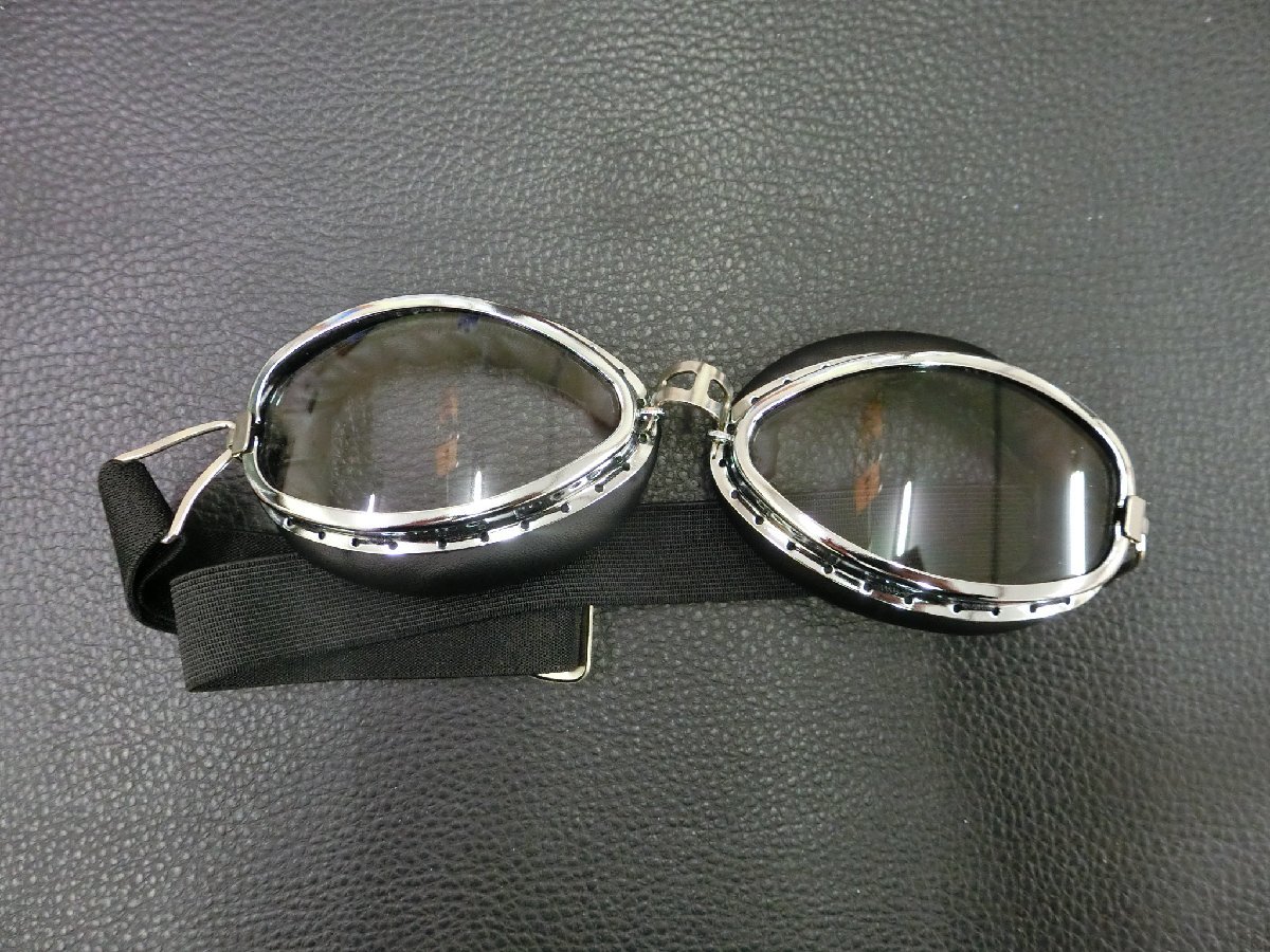 未使用 ザワキタ ZawaKita 装飾用ビンテージゴーグル Vintage Goggles ヘルメット アクセサリー 管理No.39927_画像1