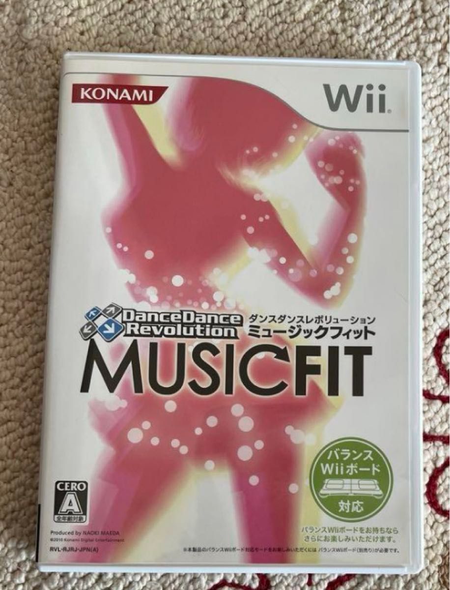 Wii ダンスダンスレボリューション　ミュージックフィット　Dance Dance Revolution Music Fit