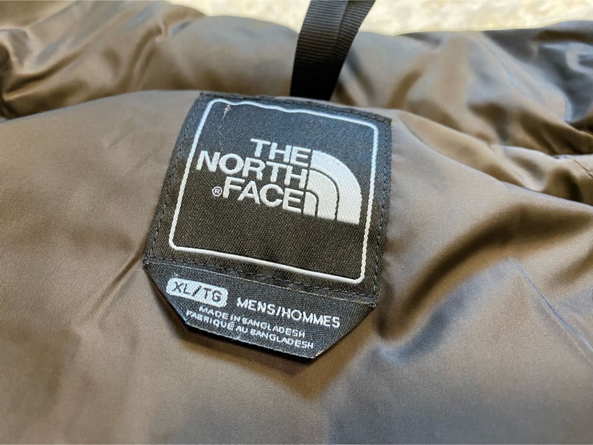 人気 センターロゴ THE NORTH FACE ヌプシダウン ブラウン 茶 人気 センターロゴ THE NORTH FACE ヌプシダウン ブラウン 茶