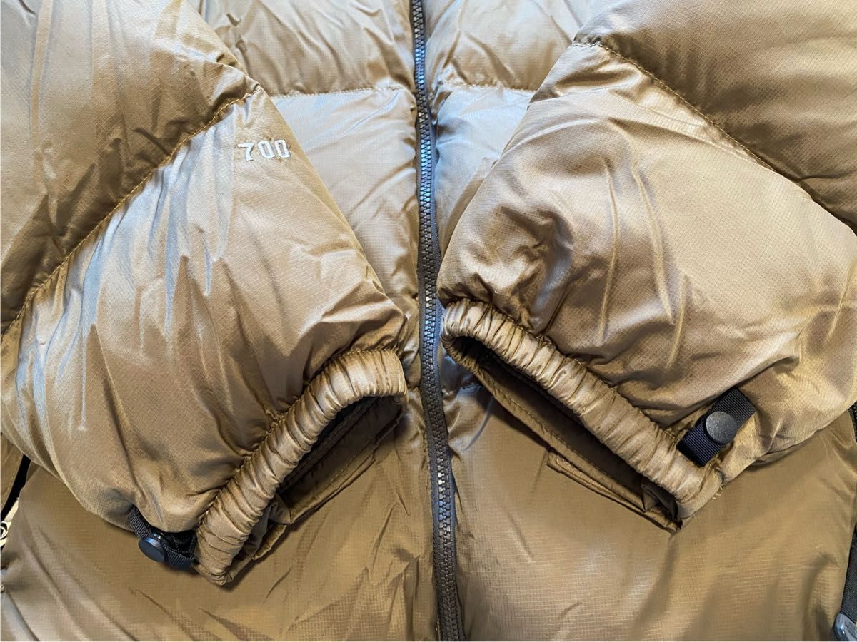 人気 センターロゴ THE NORTH FACE ヌプシダウン ブラウン 茶 人気 センターロゴ THE NORTH FACE ヌプシダウン ブラウン 茶