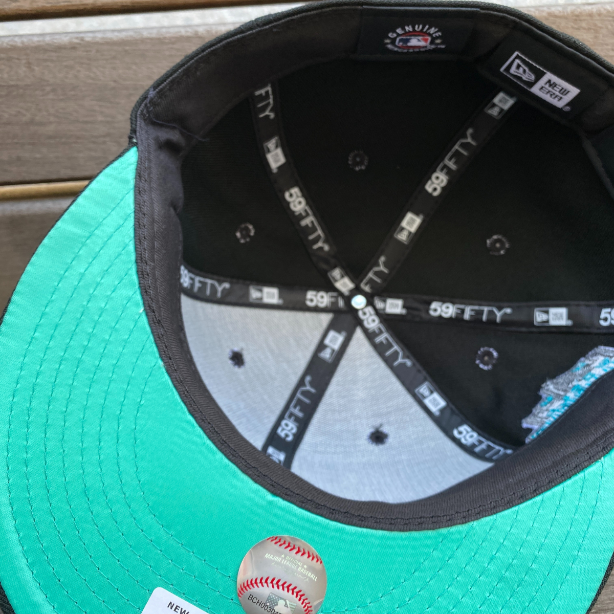 USA正規品 【7.1/2】 Newera ニューエラ AZ Diamondbacks ダイヤモンドバックス Decorate サテン MLB 限定サイドパッチ 59FIFTY (1-9)_画像8