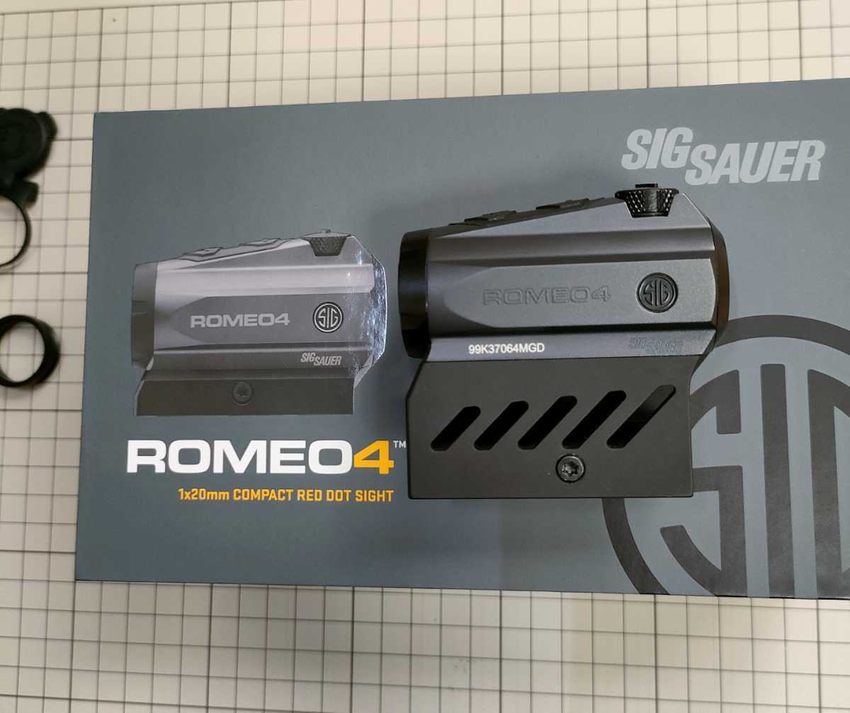 SIG SAUER ROMEO4m ドットサイト/バトラーキャップに難あり_画像8