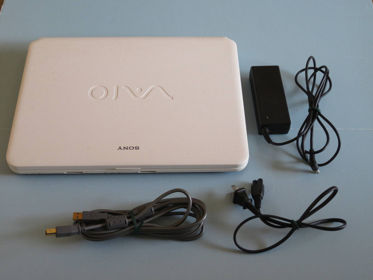 【ジャンク扱い】SONY　Windows　Vista　ノートパソコン　VAIO　VGN-NS50B　PCG-7143N　ホワイト_画像6