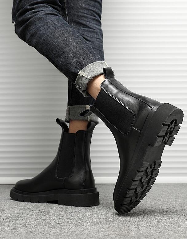 CKY157 * новый продукт мужской короткие сапоги натуральная кожа обувь Work ботинки милитари ботинки engineer boots 24~27cm[ обратная сторона боа имеется or обратная сторона боа нет выбор возможно ]
