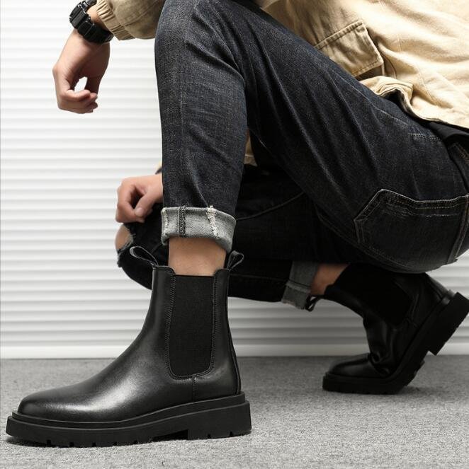 CKY157 * новый продукт мужской короткие сапоги натуральная кожа обувь Work ботинки милитари ботинки engineer boots 24~27cm[ обратная сторона боа имеется or обратная сторона боа нет выбор возможно ]