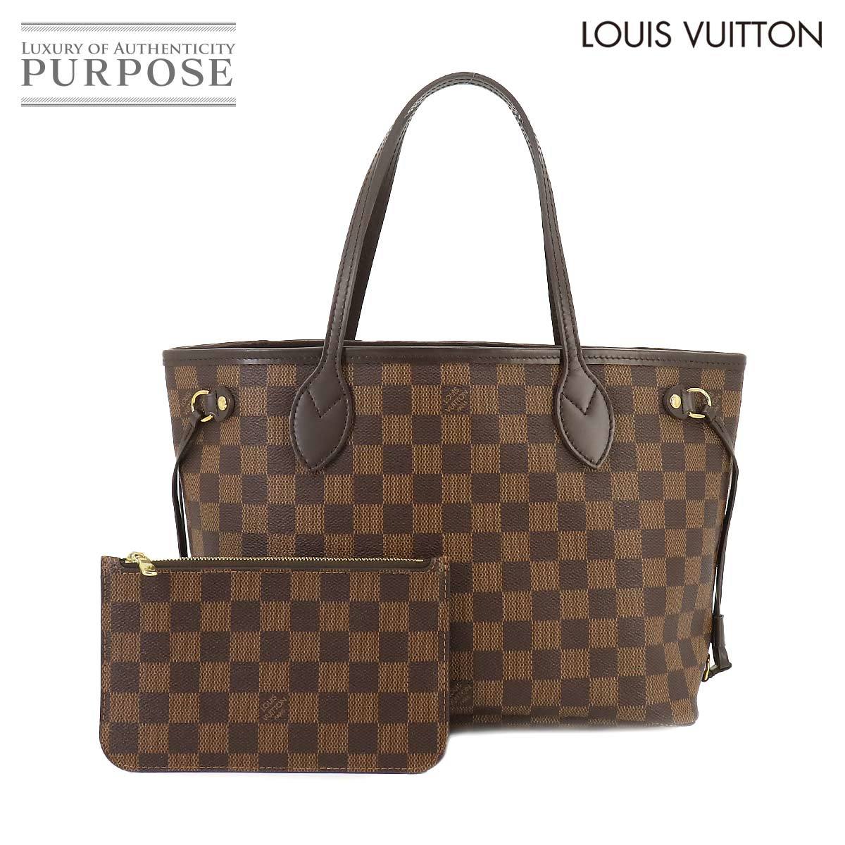 未使用 展示品 ルイ ヴィトン LOUIS VUITTON ダミエ ネヴァーフル PM トート バッグ ブラウン N41359 Monogram Neverfull PM 90217076_画像1