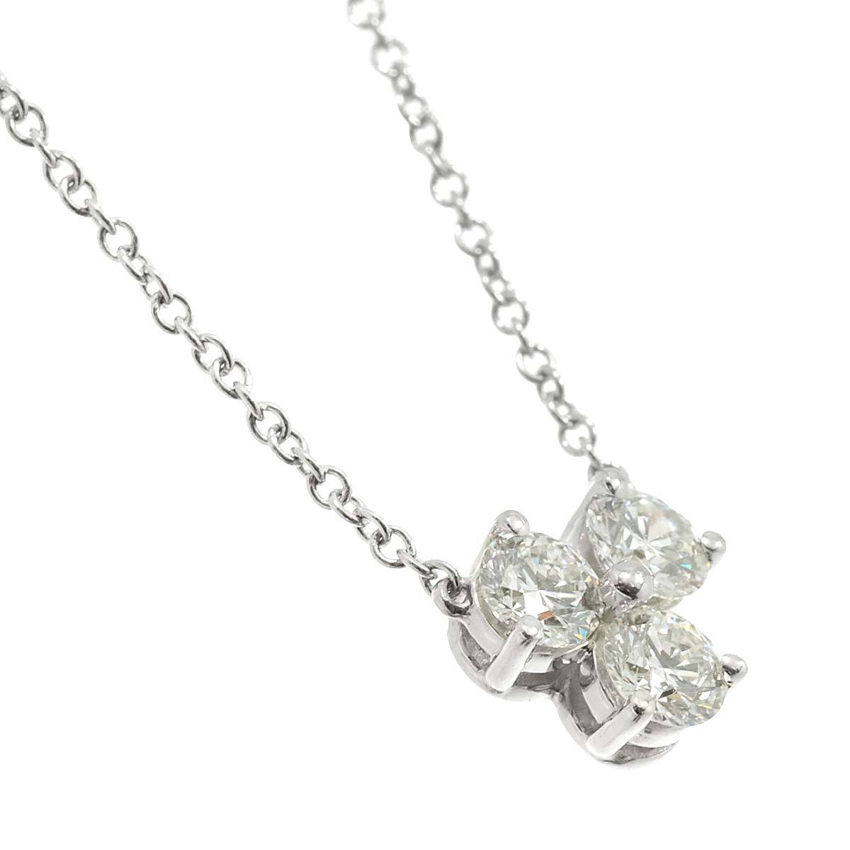 ティファニー TIFFANY&CO. アリア ダイヤ 3P ネックレス 41cm Pt プラチナ Aria Diamond Necklace 90210535_画像3