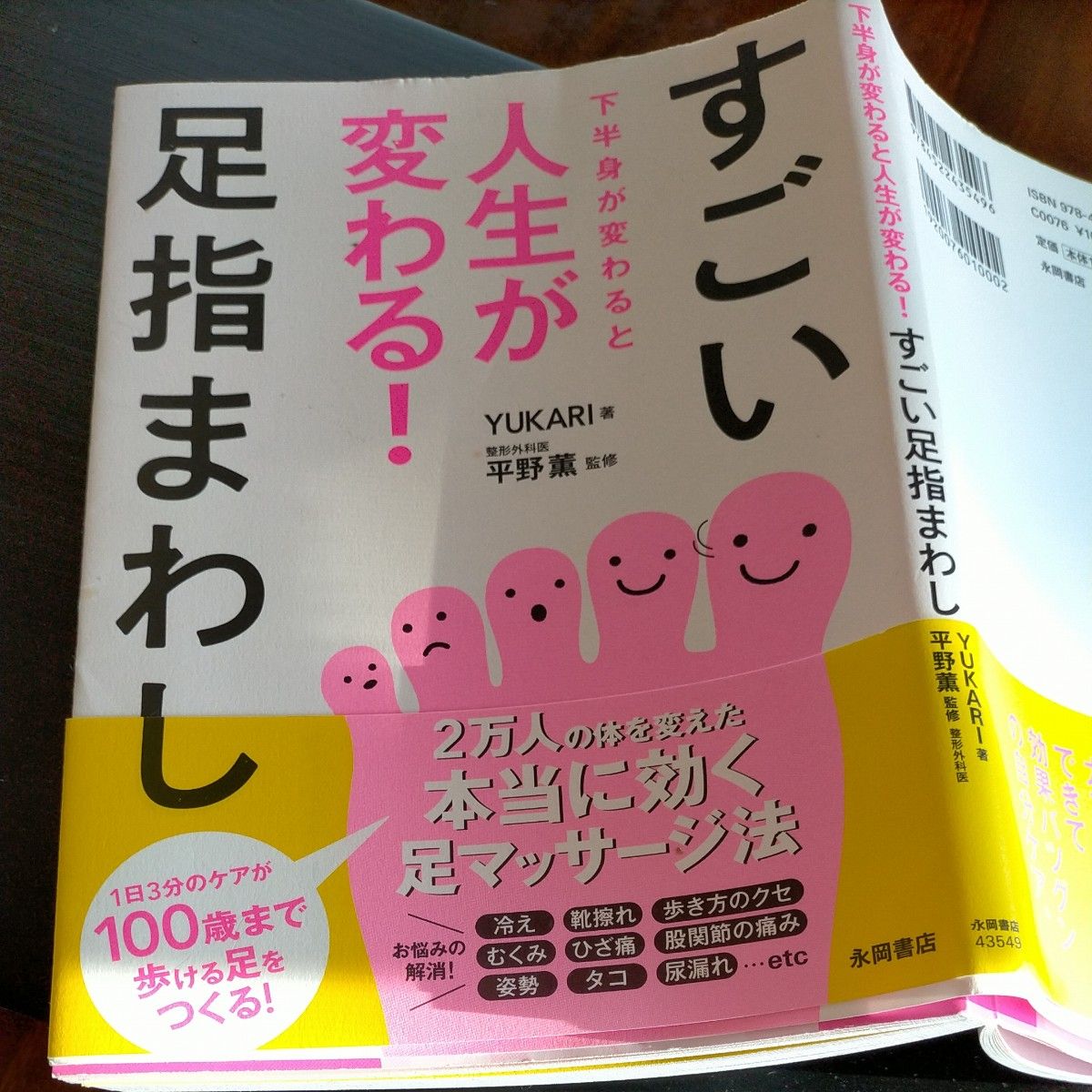 すごい足指まわし　下半身が変わると人生が変わる！ （下半身が変わると人生が変わる！） ＹＵＫＡＲＩ／著　平野薫／監修