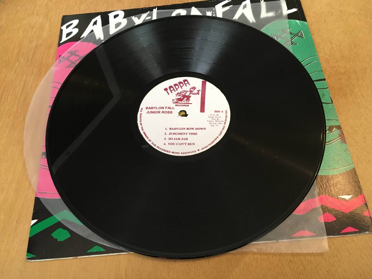 ◎ルーツ名盤 Junior Ross / Babylon Fall / 1992年ジャマイカ盤 Lee Perry Tapper Zukie_画像4