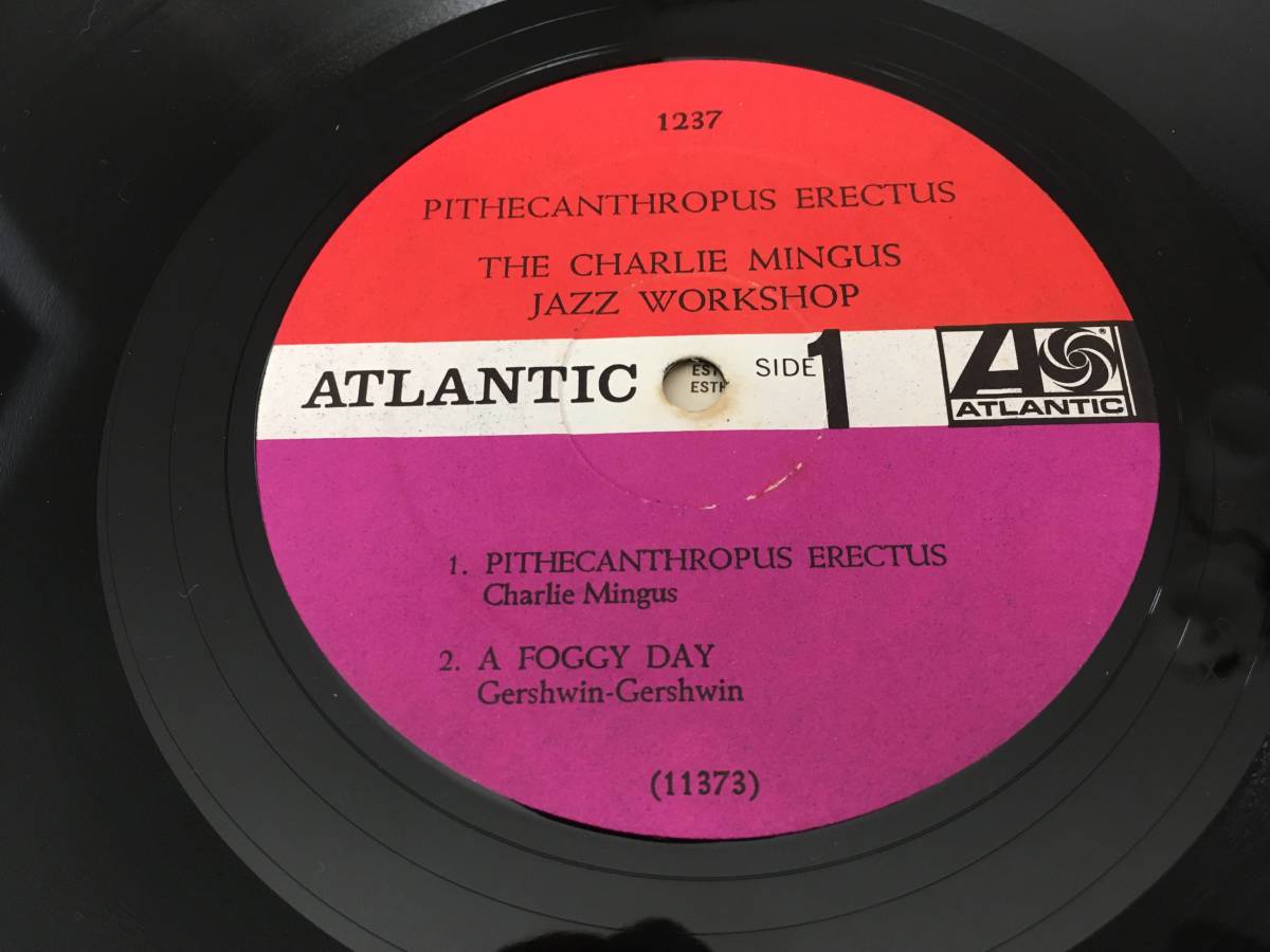 1966年 US赤紫 MONO Charlie Mingus Jazz Workshop / Pithecanthropus Erectus / 直立猿人 Jackie Mclean Mal Waldron_画像5