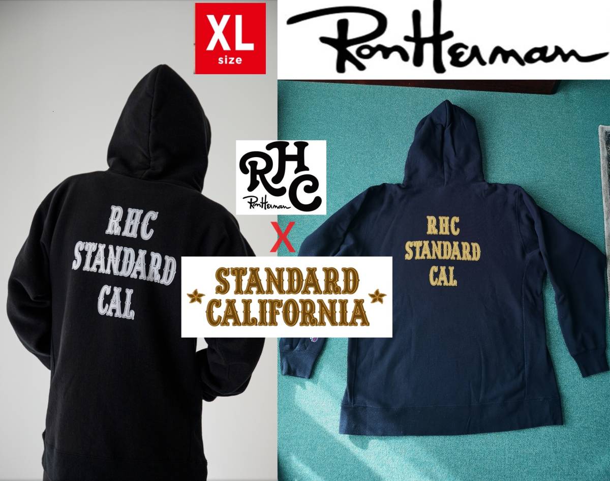 美品　ロンハーマン　RHC　Ｘ　スタンダードカリフォルニア　裏起毛　フーデット　スウェット　シャツ　パーカー　XLサイズ