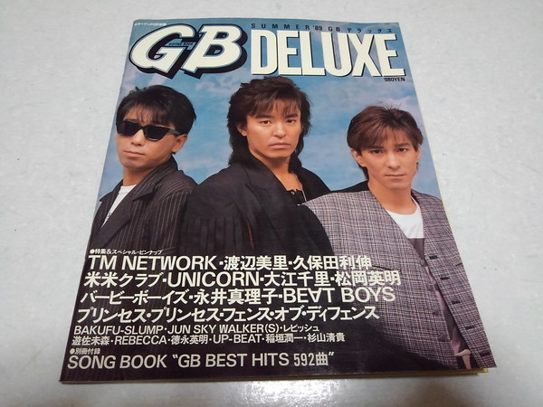 ▲　GB DELUXE Gデラックス1989発行　TMN TMネットワーク　渡辺美里　久保田利伸　※管理番号 pa2686_画像1