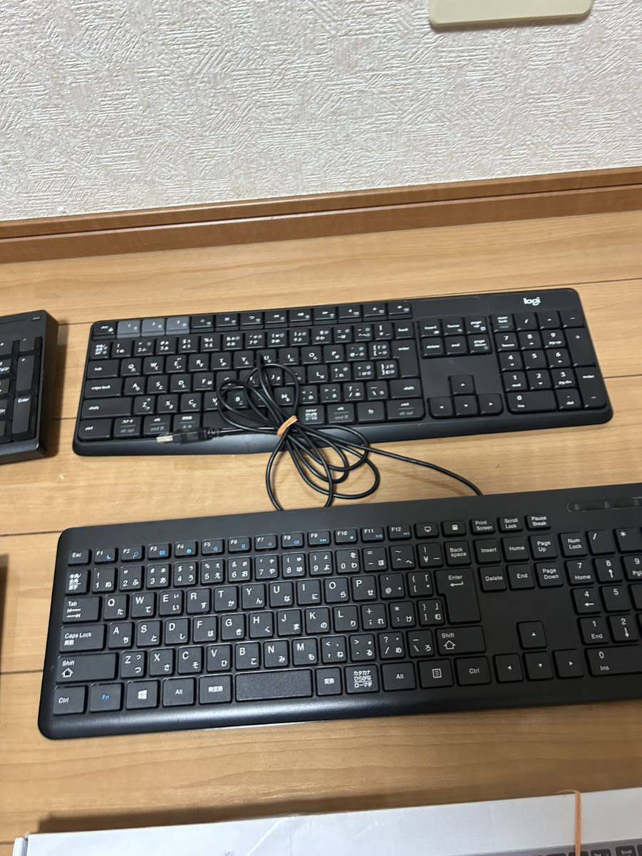 キーボード　有線　まとめ　NEC・ガレリア　LOGI など動作未確認　現状品_画像3