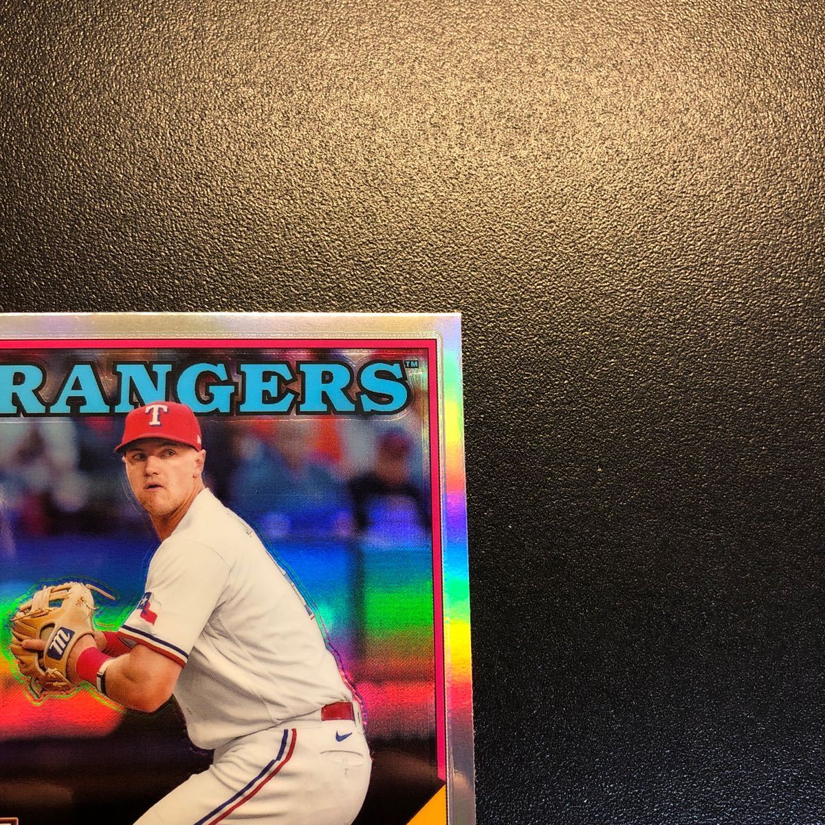 Josh Jung 2023 Topps Chrome Update #88CU-16 1988-2023 35th Anniversary Refractor Rookie RC Rangers_画像6