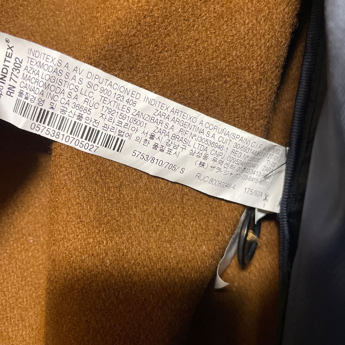 ZARA ダブル チェスターコート ザラ ブラウン系 シンプル ZARA ダブル チェスターコート ザラ ブラウン系 シンプル