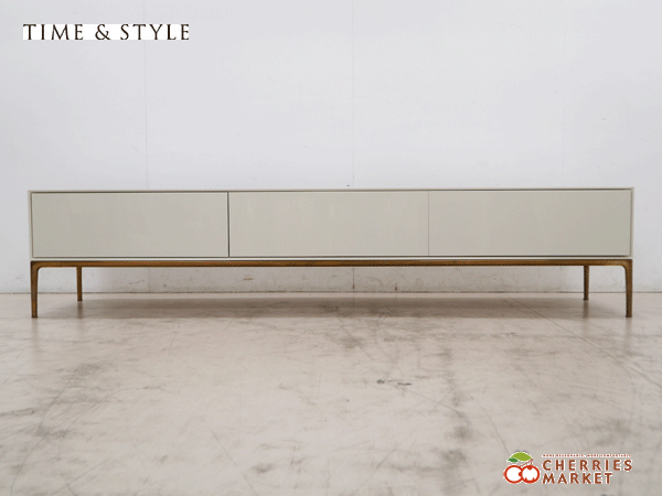 ◆展示品◆ TIME＆STYLE タイムアンドスタイル Pastel composition cabinet パステル コンポジション キャビネット/TVボード/AVボード 59万_画像1
