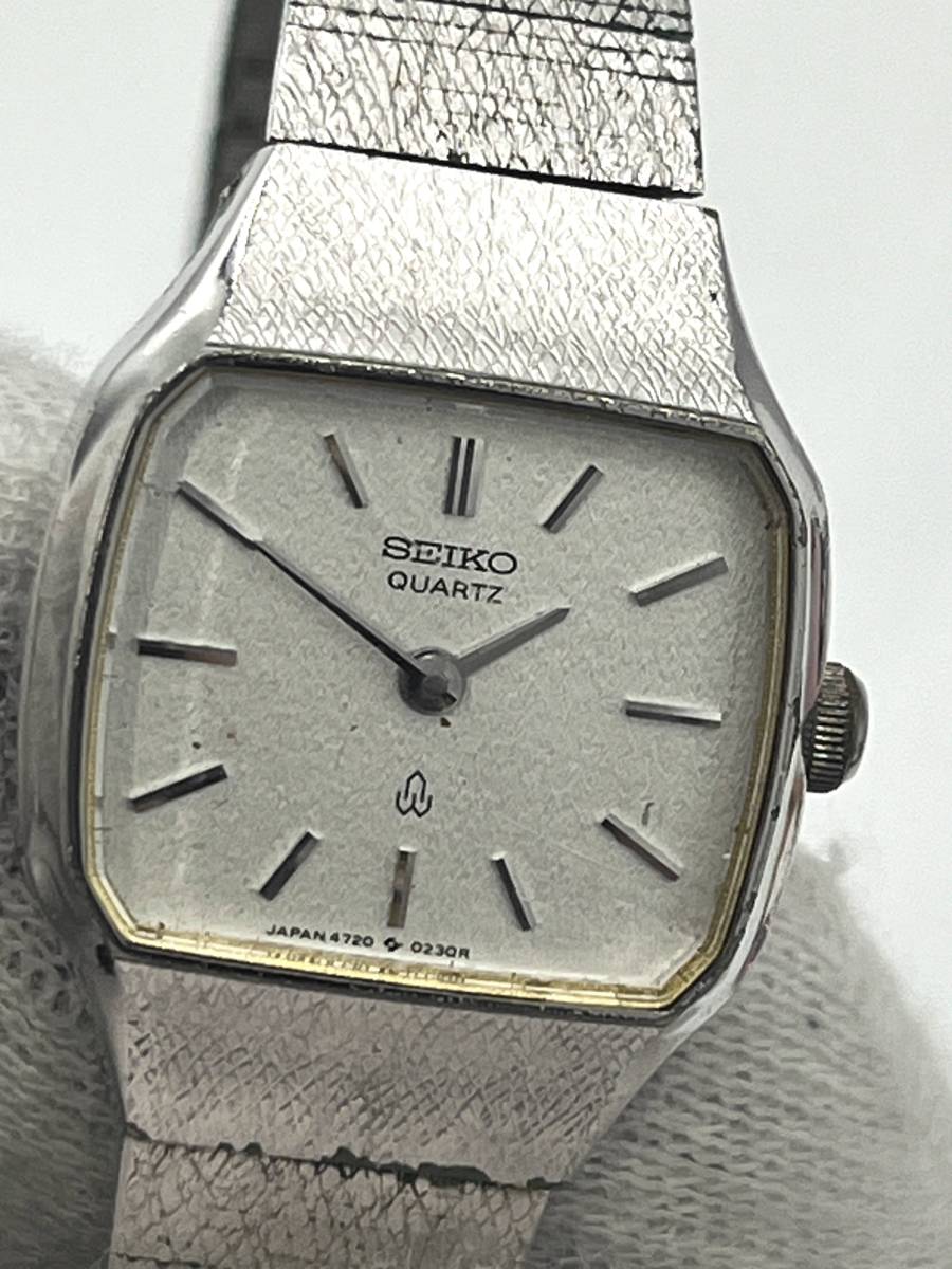 電池切れ】SEIKO セイコー クォーツ 腕時計 シルバー文字盤 電池切れ】SEIKO セイコー クォーツ 腕時計 シルバー文字盤