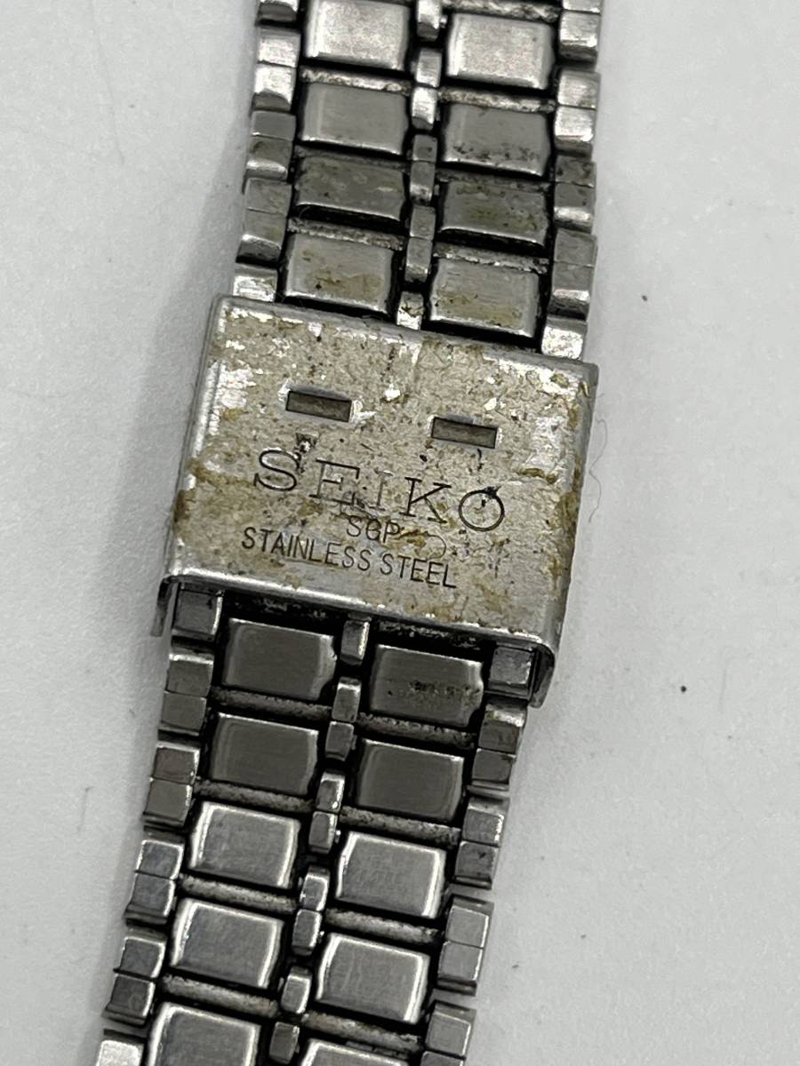 【電池切れ】SEIKO セイコー クォーツ 腕時計 ゴールド文字盤 スクエア ボーイズサイズ 5931-5210_画像10