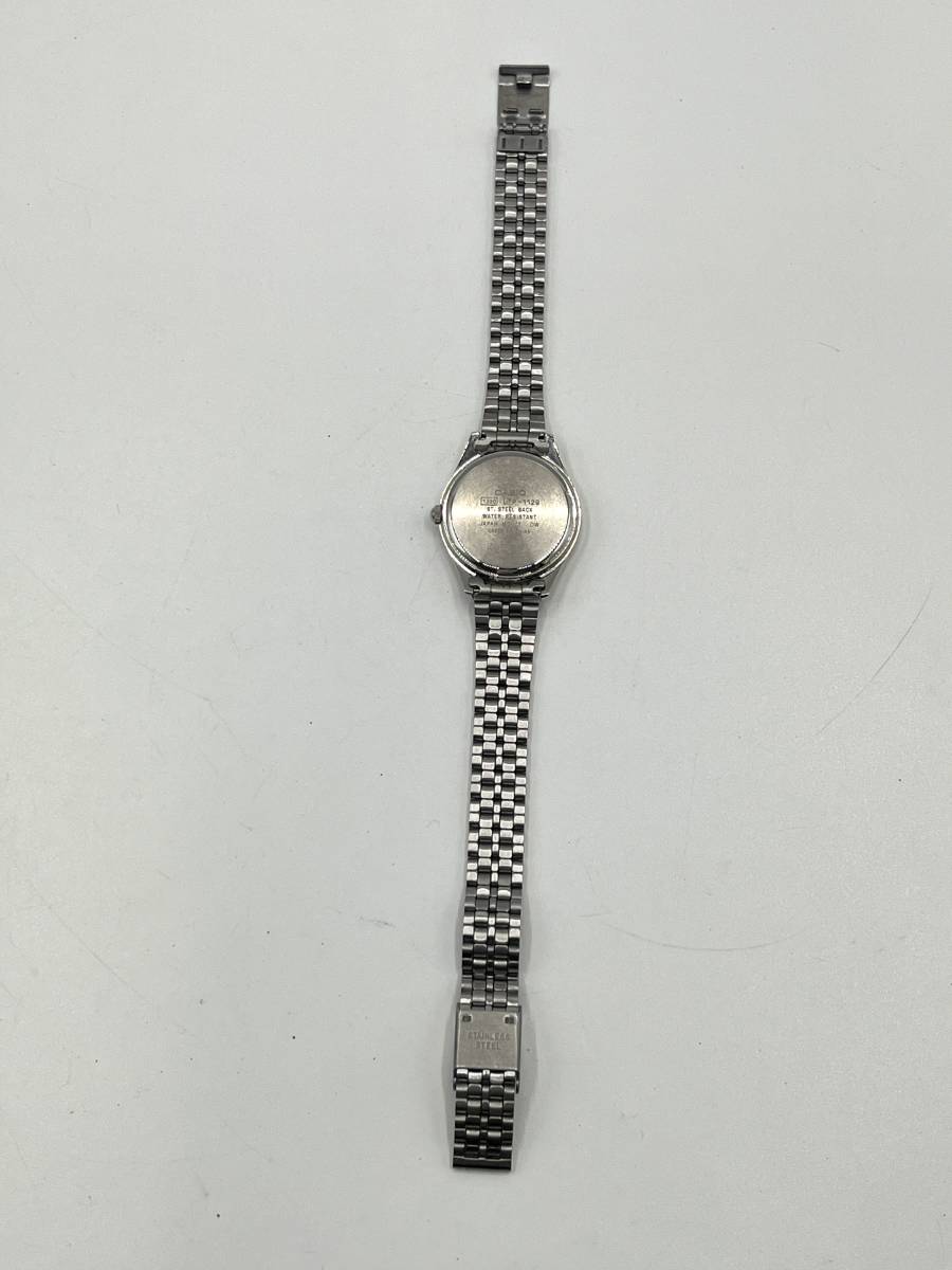 【電池切れ】CASIO カシオ クォーツ 腕時計 白文字盤 ラウンド レディース LTP-1129_画像9