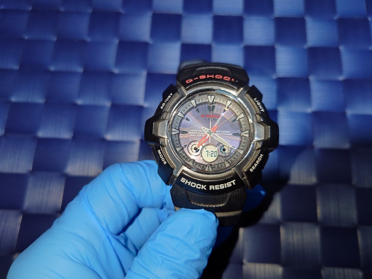 CASIO 腕時計 G-SHOCK ジーショック STANDARD The G COMBINATION タフソーラー 電波時計 GW-1500J メンズ_画像3