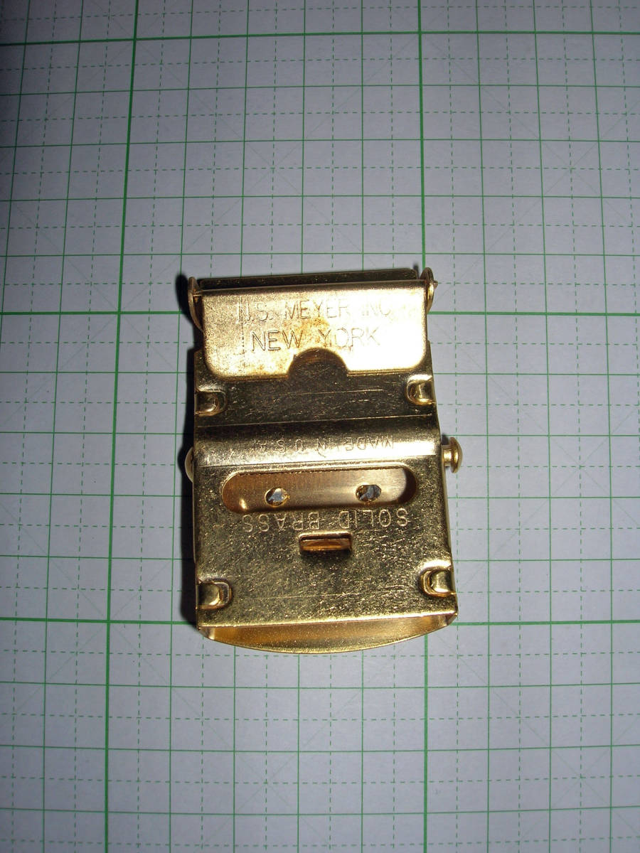 特価SALE！最後！ レア物！U.S.Navy buckle for officer in gold - individually priced（Meyer）.在庫限り(再入手困難品) の画像3