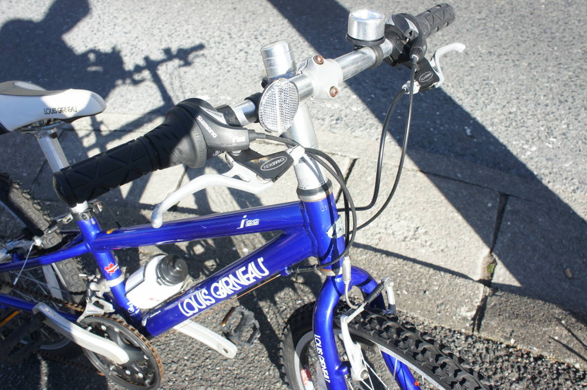LOUIS GARNEAU ルイガノ J22 白色【22インチ 120-135cm】 キッズバイク ジュニアバイク 子供用自転車 18段変速の画像4