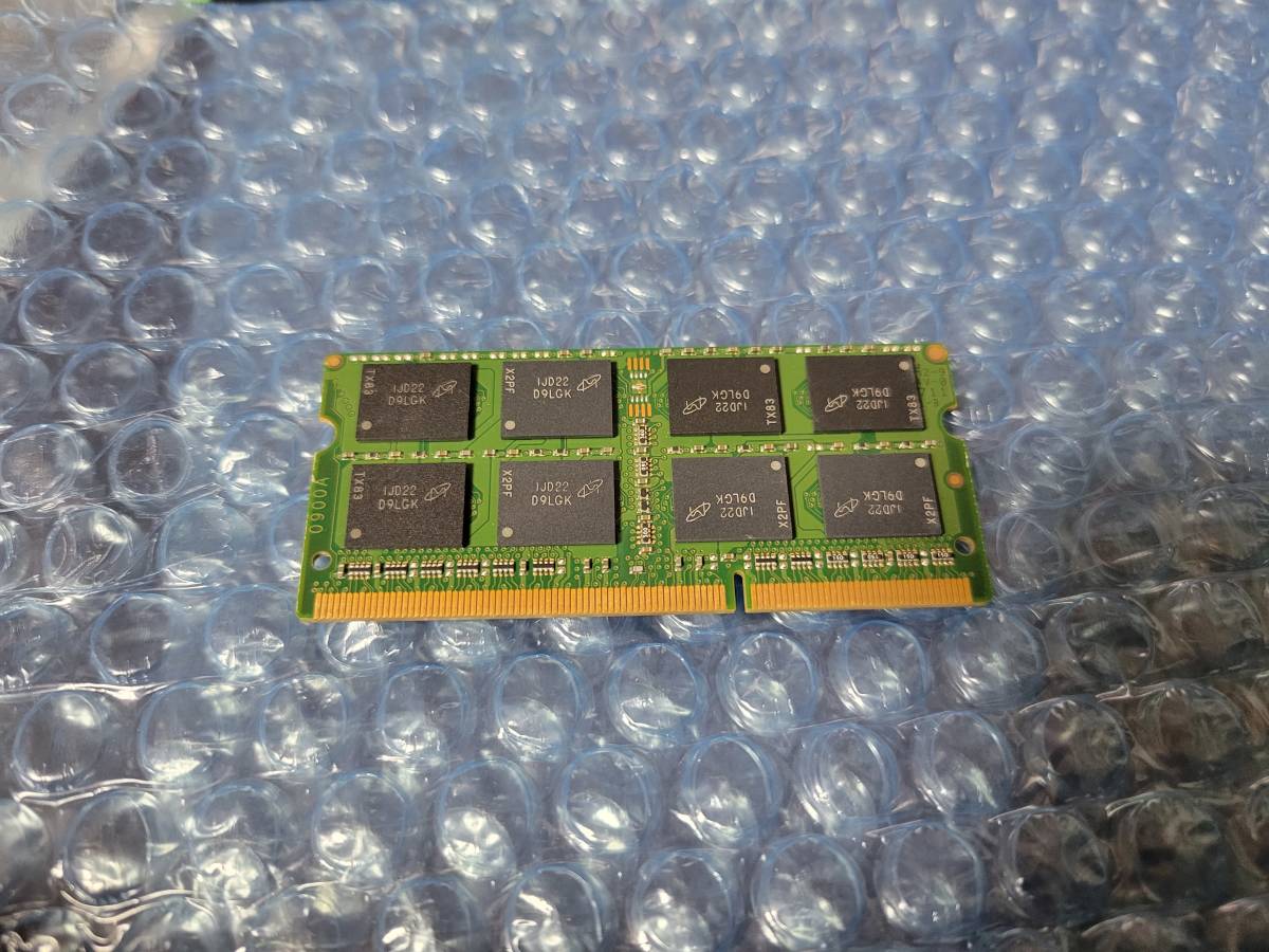 即決 Micron製 DDR3 4GB PC3-10600S SO-DIMM PC3-8500S互換 送料120円～_画像2