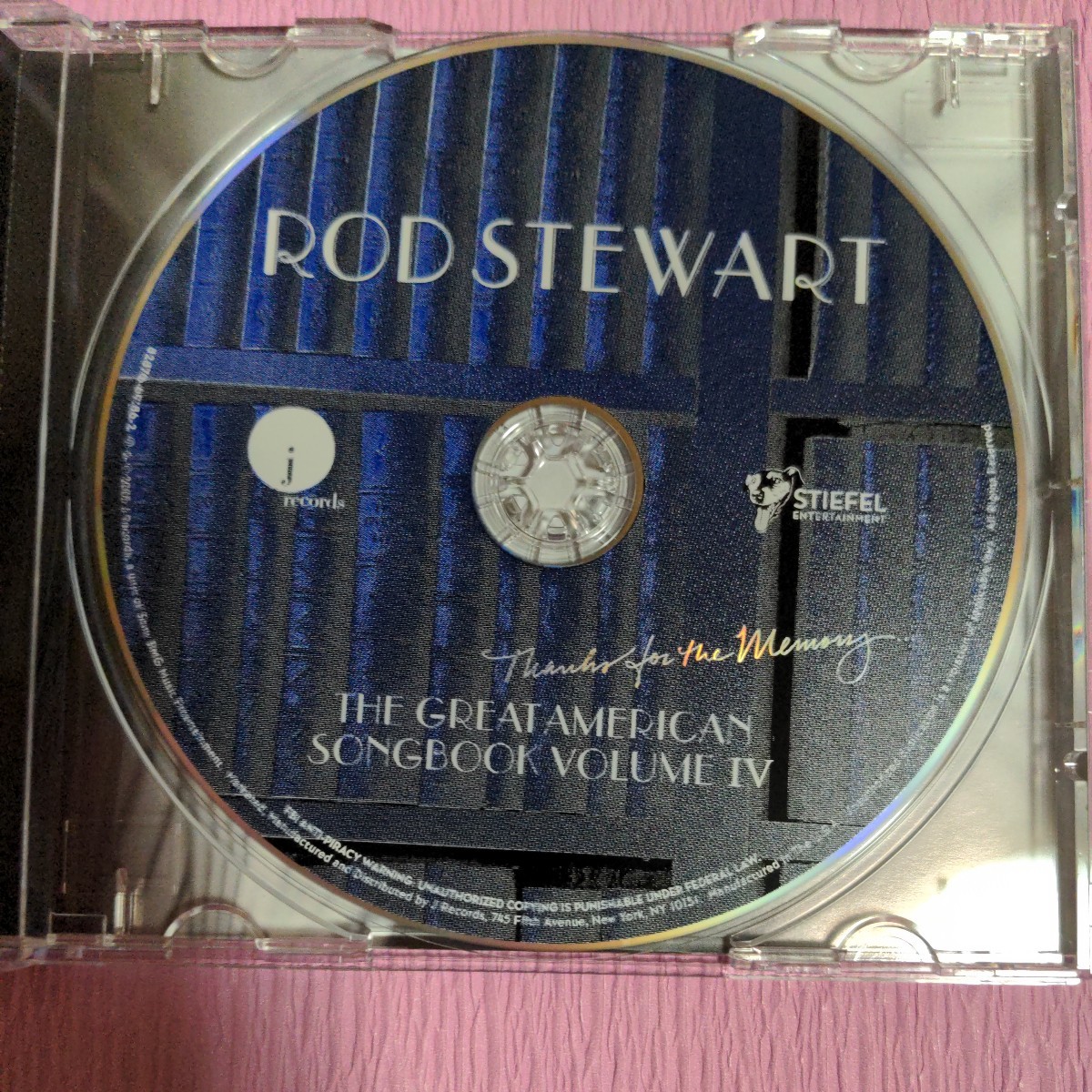 ロッドスチュワート Rod Stewart - Thanks For The Memory: The Great American Songbook Vol. IV CD アルバム 輸入盤の画像2