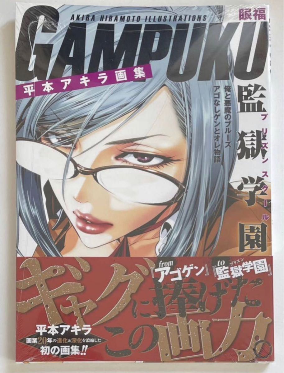 新品 平本アキラ 画集 GAMPUKU 監獄学園 プリズンスクール