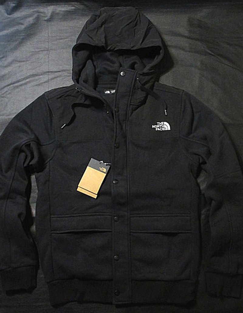 本物正規◆ノースフェイス◆裏ボア/シェルパ スウェットジャケット■M■RIVINGTON Ⅱ JKT■黒■新品/アメリカ限定■裏フリース