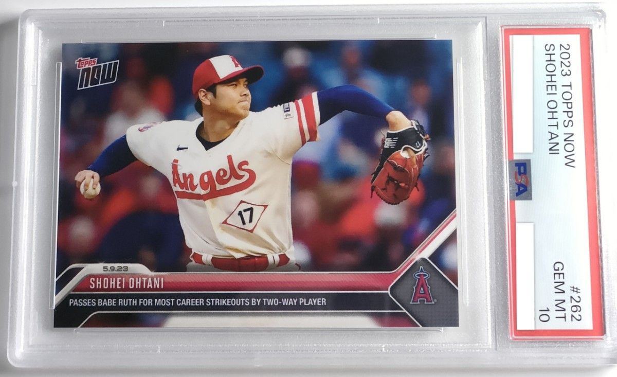 PSA10 topps now 2023 #262 ohtani 大谷翔平