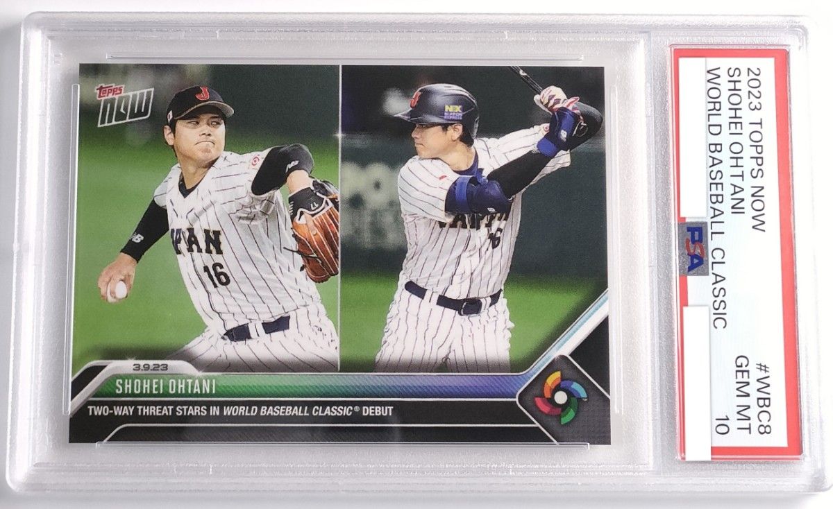 大谷翔平 2023 TOPPS NOW WBC #WBC8(PSA鑑定済:10) 大谷翔平 2023 TOPPS NOW WBC #WBC8(PSA鑑定済:10)
