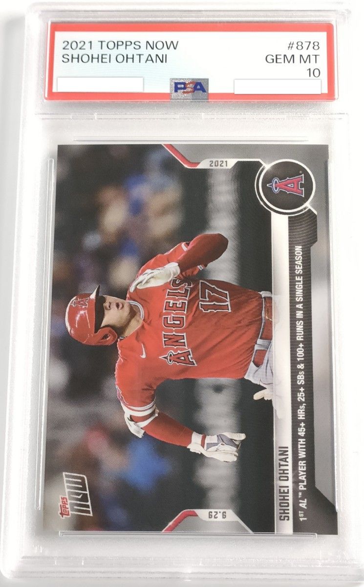 PSA10 topps now 2021 #878 ohtani 大谷翔平 MVP