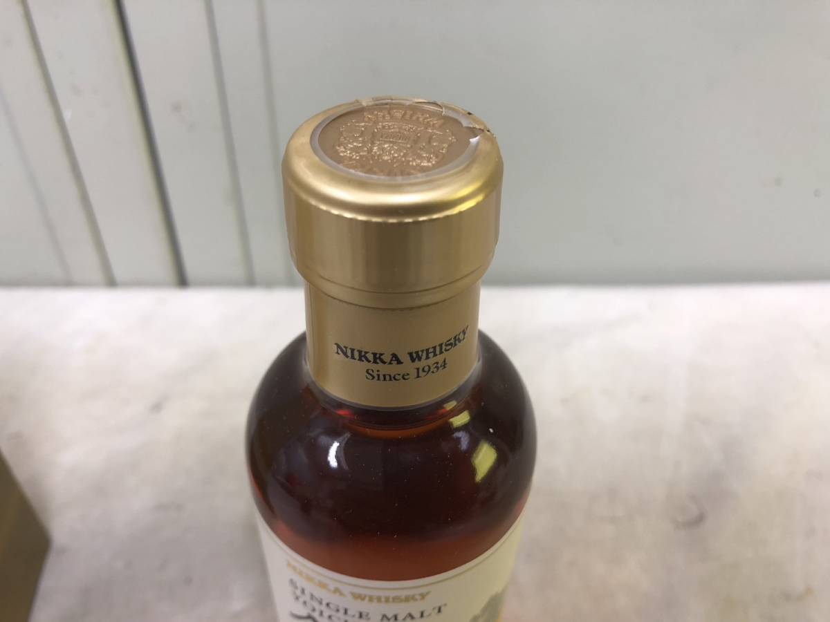 （100）未開栓 NIKKA WHISKY ニッカ ウイスキー 余市 シングルモルト ウッディ＆バニラ 180ml 55％ _画像2