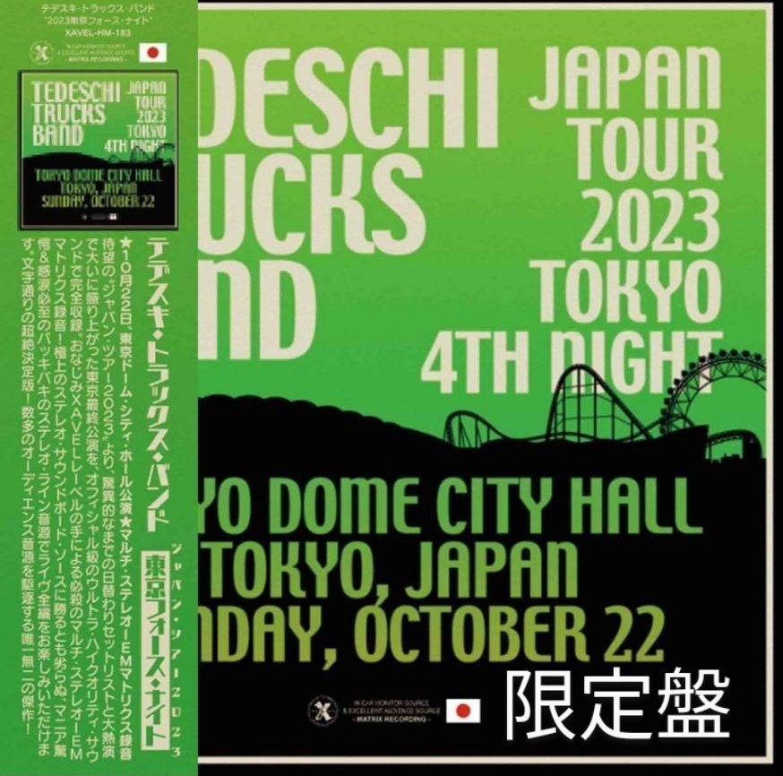 Tedeschi Trucks Band (2CD+ボーナス) JAPAN TOUR 2023 TOKYO 4TH NIGHT Limited Edition_画像1