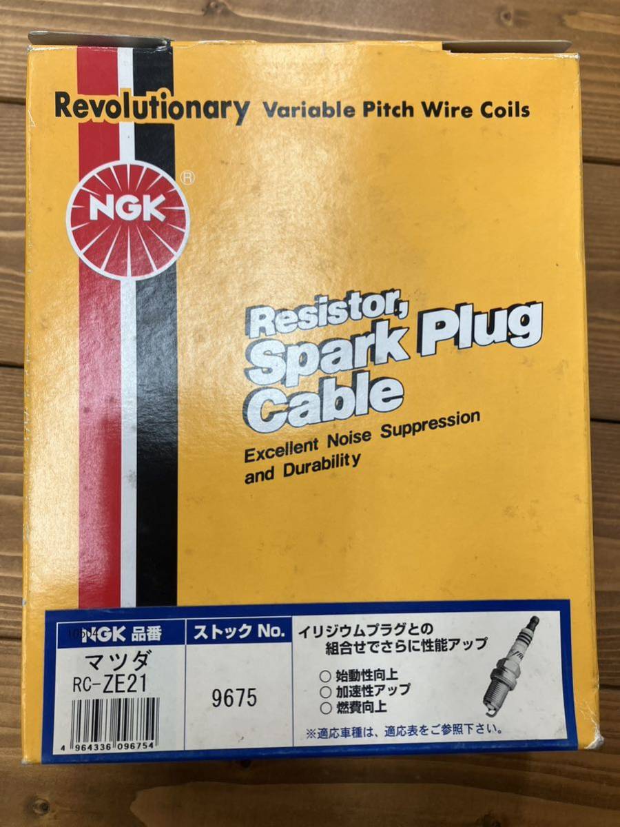 NGK plug cord RC-ZE21(No.9675) Mazda Roadster ( Eunos * Mazda ) new goods unused goods 