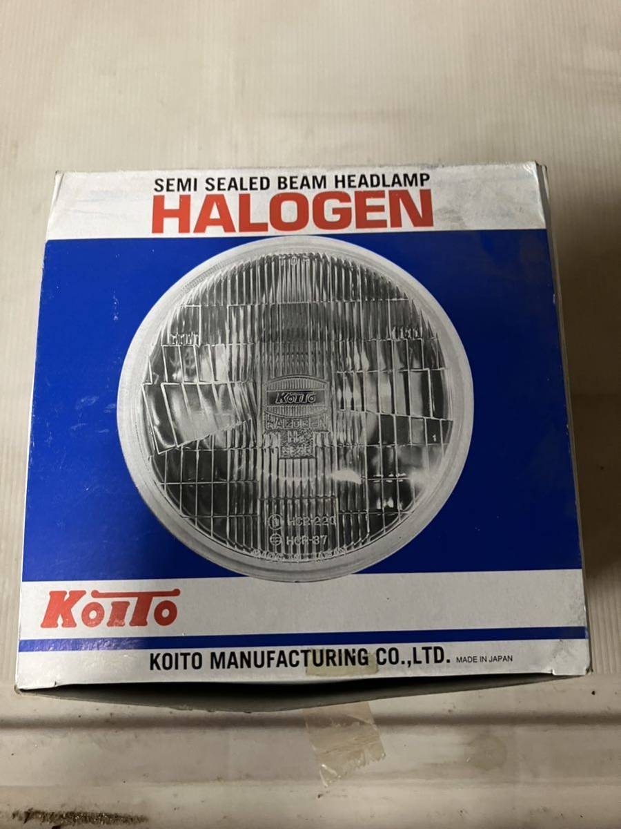 KOITO semi sealed beam headlamp halogen round 4 light type outside 24V new goods unused goods 