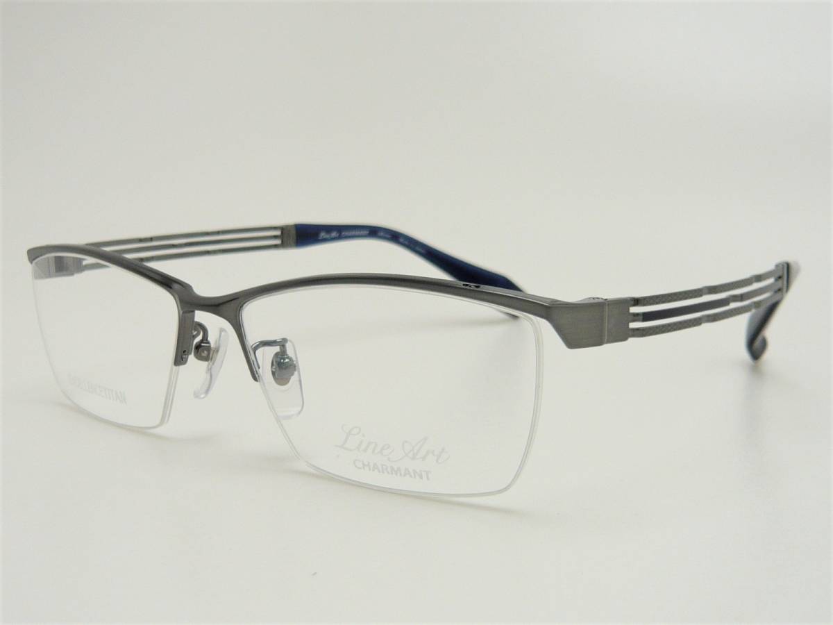 新品 シャルマン ラインアート メガネ XL1826-GR-56 フォルテ エクセレンスチタン フレーム 正規品 日本製 最後の1本の画像7