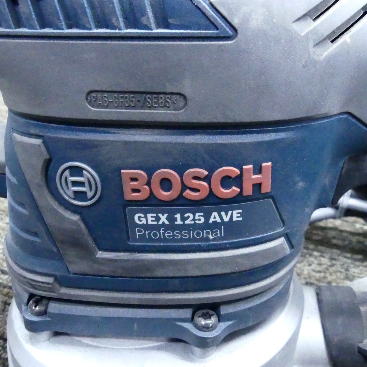 BOSCH ボッシュ GEX125AVE 吸じんランダムアクションサンダー 電動工具 動作品 現状渡し USED /2312C_画像2