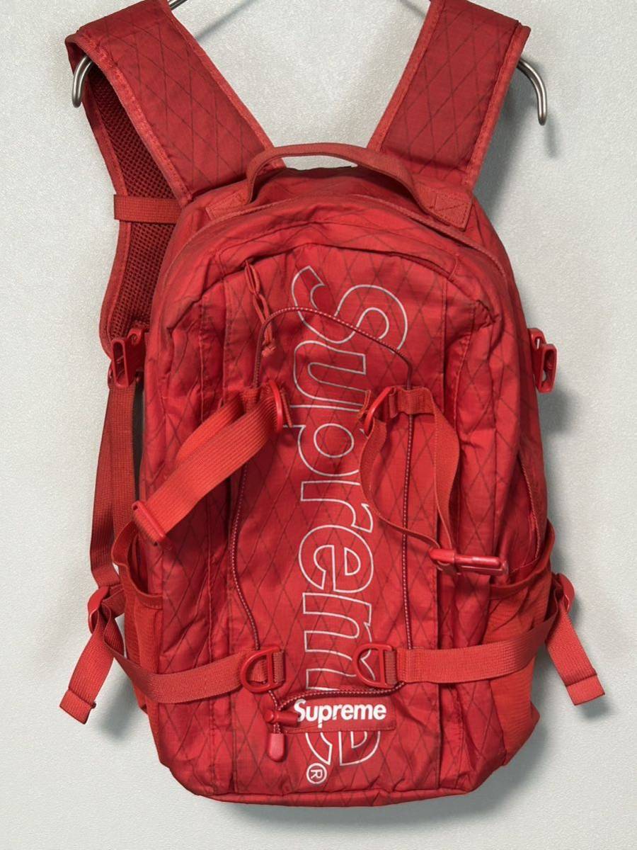 即決 送料無料 Supreme Backpack シュプリーム リュック 18FW 赤 レッド バックパック SUPREME BACKPACK _画像2