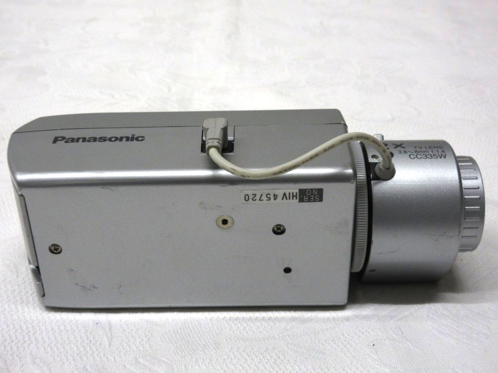 12K121 Panasonic パナソニック 防犯カメラ [WV-CP10V] 中古 未確認 ジャンク扱い 部品取り・ダミーカメラなどに 売り切りの画像4