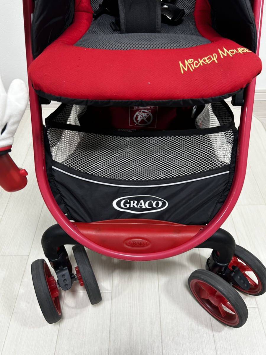 1226 GRACO グレコ ベビーカー シティエース ミッキーマウス 限定の画像6