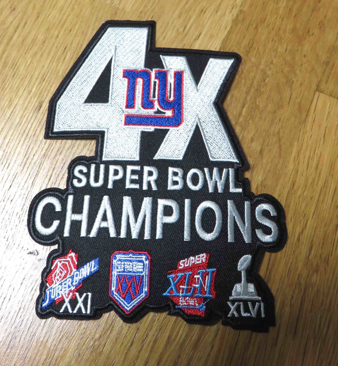  большой 4X# победа * новый товар NFL super миска SuperBowl New York *ja Ian tsuNewYorkGiants вышивка нашивка * американский футбол * американский футбол 