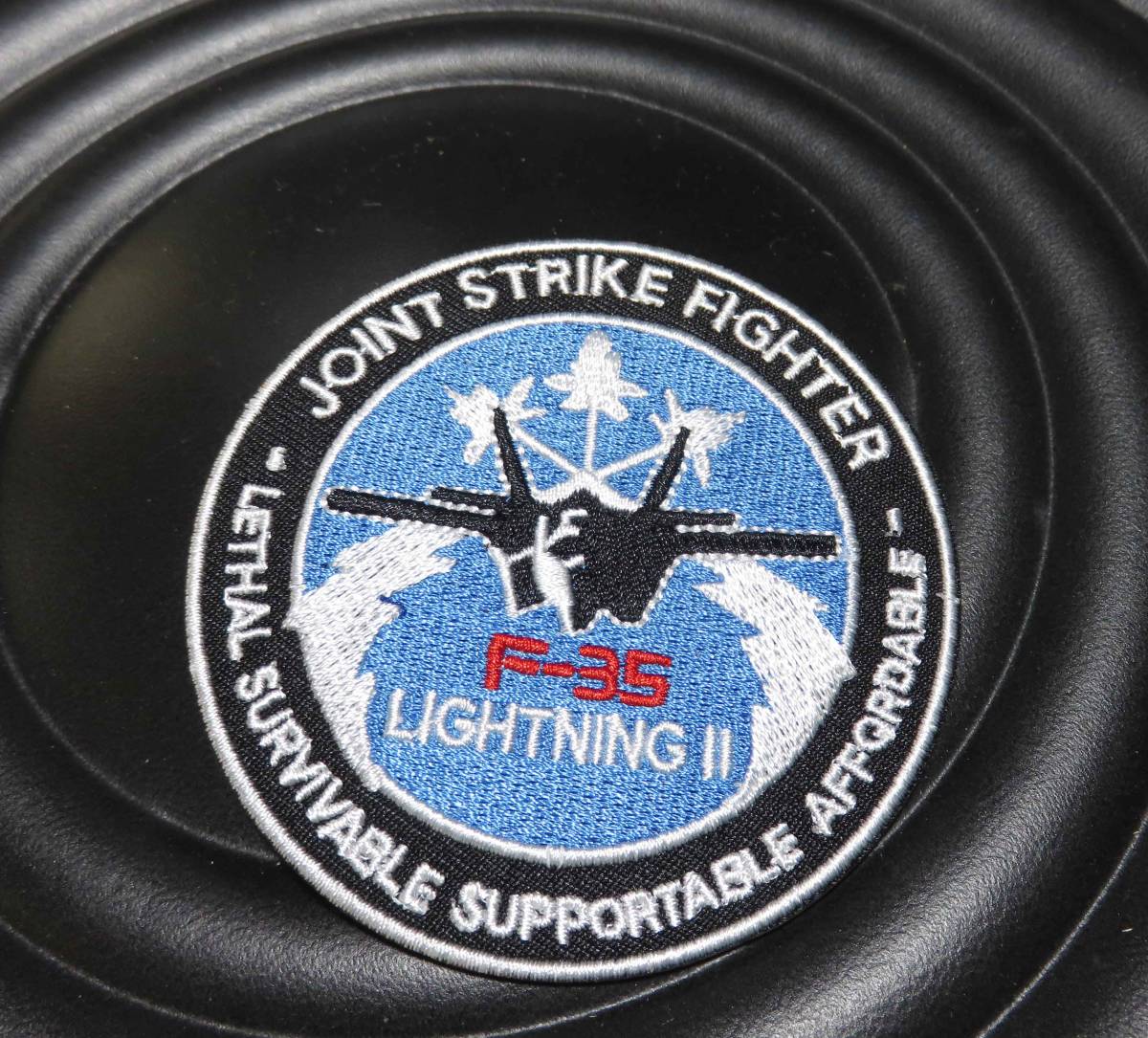 新品　ライトニング F-35 　Lightning II　ステルス　US　ワッペン円形■ミリタリー　アメリカ_画像5