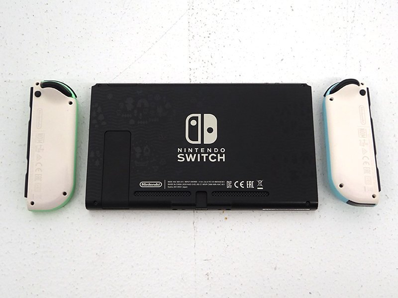 ★中古★【ソフト欠品】Nintendo Switch 本体 あつまれ どうぶつの森セット HAD-S-KEAGC (ニンテンドースイッチ/あつ森/1円～)★【GM649】_画像3