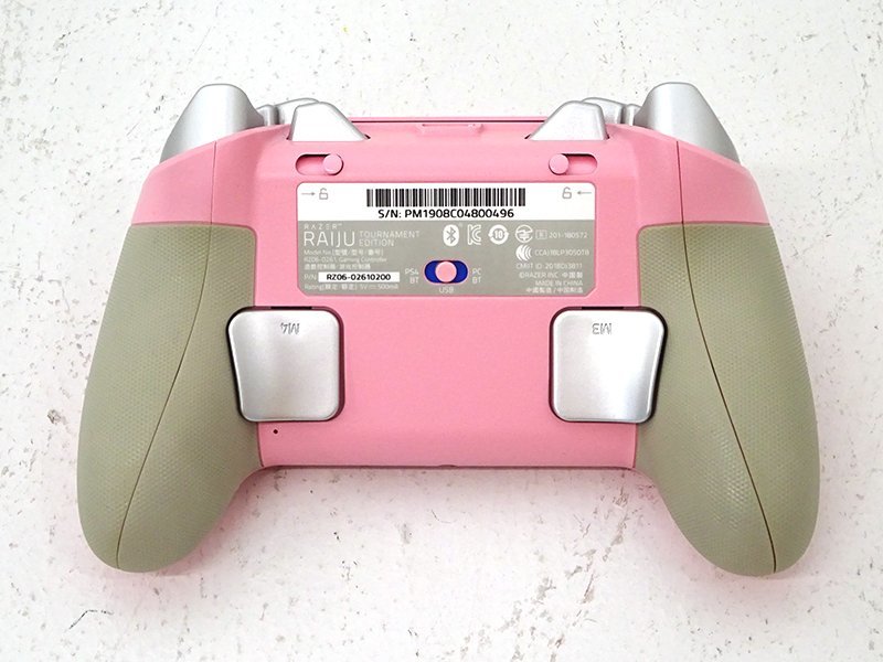 ★中古★RAZER Raiju Tournament Edition コントローラー Quartz Pink RZ06-02610200-R3A1 PS4対応 (レイザー)★【GM643】_画像3