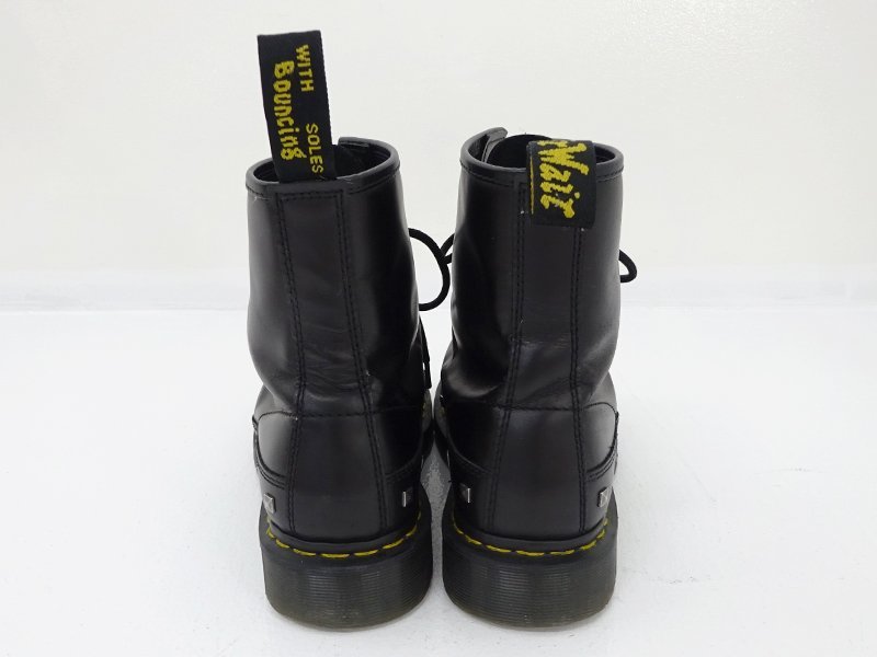 ★中古★【難あり】Dr. Martens(ドクターマーチン) 1460 STUD II 8ホール レザーブーツ ブラック US10 UK9 27678001★【AP127】_画像6